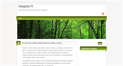 Desktop Screenshot of ecologistastv.org