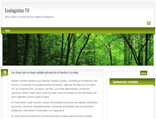Tablet Screenshot of ecologistastv.org